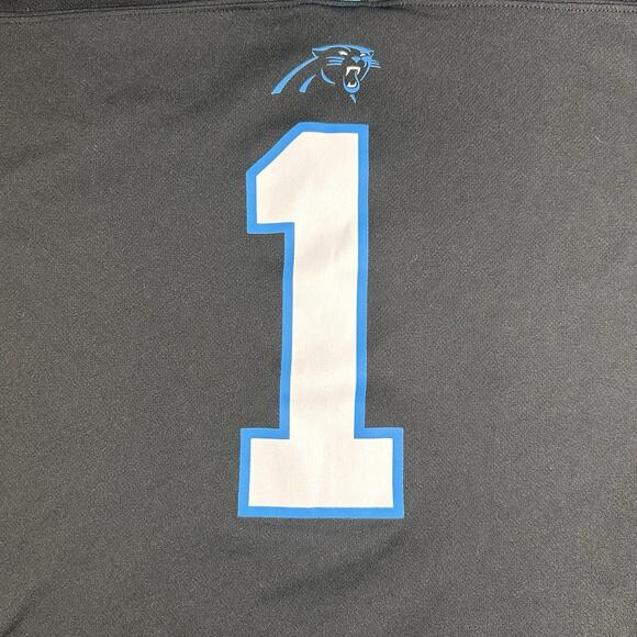 NFL Cam Newton #1 Carolina Panthers Jersey Youth XL 18/20 Football Sports Event - Picture 5 of 9